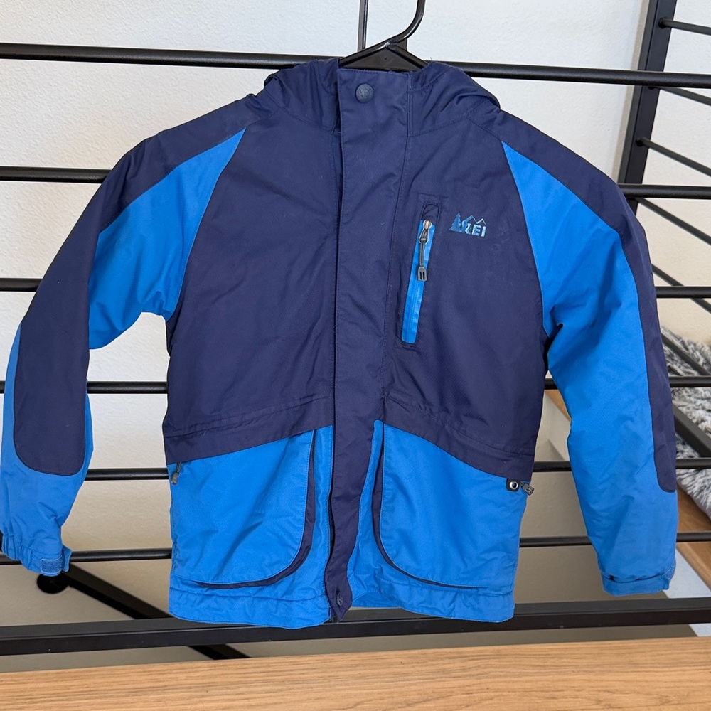 REI Kids Navy and Blue heavy coat